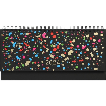 Планинг датирован Buromax Fancy 2024 черный (BM.2498-01) - Pampik