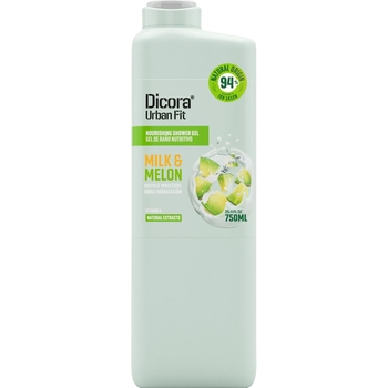 Жививльний гель для душу Dicora Urban Fit Молоко та диня 750 мл - Pampik