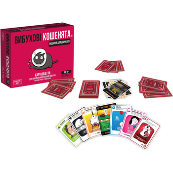 Настольная игра Rozum Взрывные котята: взрослая версия (EKIEK02UA) - Pampik - 4