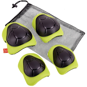 Комплект захисту Hape наколінники та налокітники жовтий (E1087) - Pampik