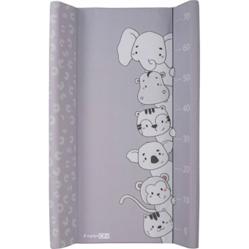 Килимок для пеленання FreeOn Animals з укріпленим дном, 50x80x10 см (49829) - Pampik