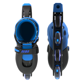 Роликові ковзани Neon Inline Skates розмір 34-37 сині (NT08B4) - Pampik - 3