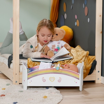 Ліжечко для ляльки Baby born Сон на веселці (звук, світло, з постільною білизною) - Pampik - 5