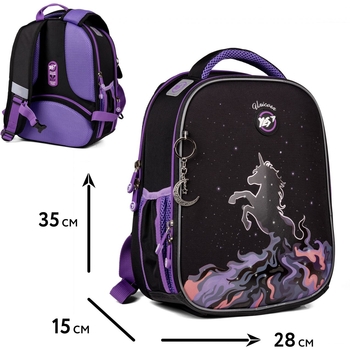 Рюкзак каркасный Yes H-100 Magic Unicorn (559543) - Pampik - 24