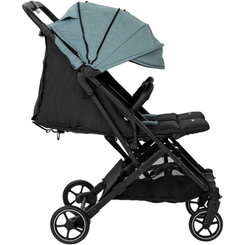 Коляска для дитини прогулянкова FreeON Active Twin чорна/зелена (49720) - Pampik - 8