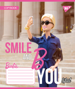Набор тетрадей Yes Barbie А5 в косуюю линию 12 листов 25 шт. (767208) - Pampik - 5