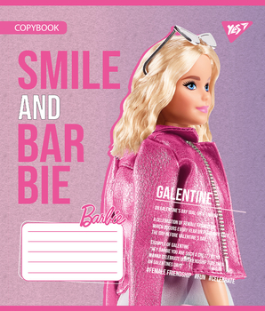 Набор тетрадей Yes Barbie А5 в косуюю линию 12 листов 25 шт. (767208) - Pampik - 3