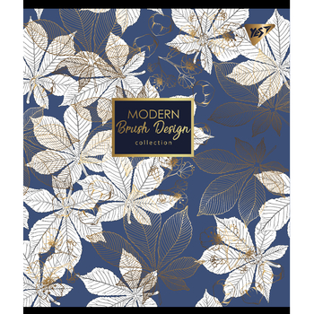 Набір зошитів Yes Modern Pantone Gold А5, в клітинку, 24 аркуші, 10 шт. (66843) - Pampik