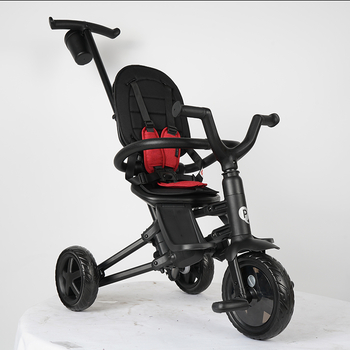 Велосипед складаний триколісний дитячий Qplay Nova Niello Red (S700-12Nova+EvaRed) - Pampik - 13