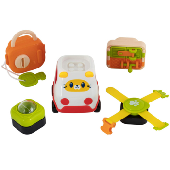 Розвиваюча іграшка Baby Team Машинка-конструктор (8616) - Pampik - 3