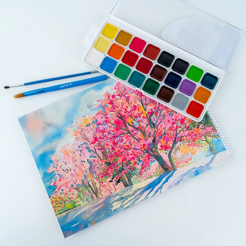 Краски акварельные Kite Classic, 24 цвета (K-442) - Pampik - 3