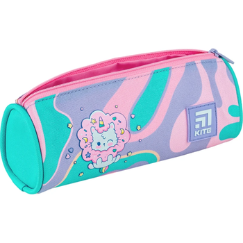 Пенал мягкий Kite Rainbow Catcorn 7x19х6.5 см голубой (K24-667-5) - Pampik - 3