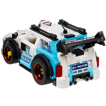 Машинка-конструктор на дистанційному керуванні Wise Block Гоночний автомобіль 414 деталей (EU389053) - Pampik - 5