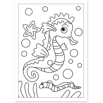 Розмальовка 1 Вересня Підводні мешканці 12 сторінок (742919) - Pampik - 2