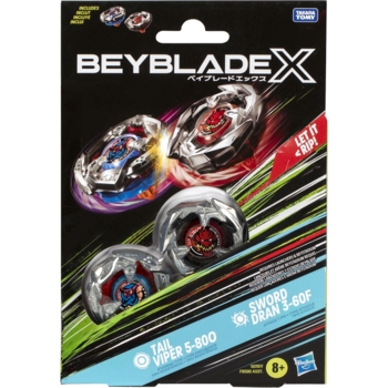Набор игрушечный Hasbro Beyblade X Dual Pack Set из двух волчков (F9586_G0197) - Pampik - 3