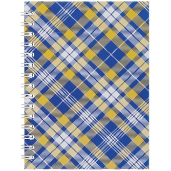 Тетрадь Buromax Shotlandka на пружине А5, 48 листов синяя (BM.2591-02) - Pampik