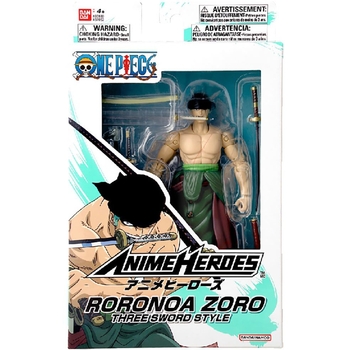 Фігурка Bandai Anime Heroes One Piece Санторю Зоро 16.5 см (123710) - Pampik - 6