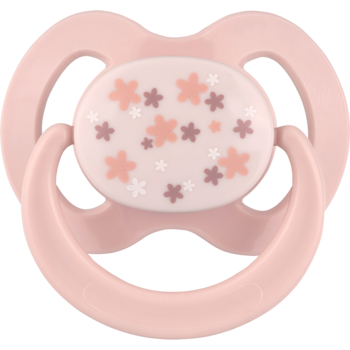 Пустышка плоская Baby-Nova с рисунком и кольцом, силикон, 2 шт. (3962313) - Pampik - 2