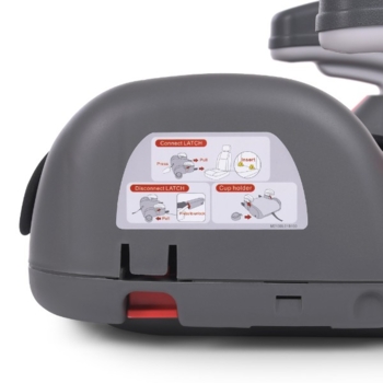 Автокресло-бустер El Camino ME 1144 Roro Isofix black черное (ME 1144 RORO ISO r.black) - Pampik - 7