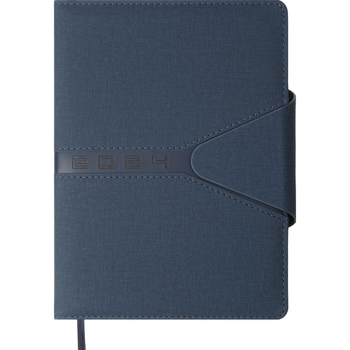 Ежедневник датированный Buromax Navigator 2024 A5 синий (BM.2124-02) - Pampik