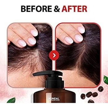 Шампунь Kundal Natural Caffeine Scalp Care Shampoo White Musk против выпадения волос с ароматом белого мускуса натуральный 500 мл - Pampik - 4