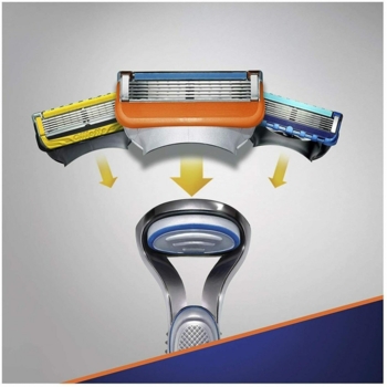 Станок для гоління Gillette Fusion, з 11 змінними картриджами - Pampik - 4