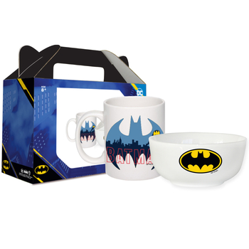 Набір порцеляновий Warner Bros Batman city 2 предмети (76001575) - Pampik