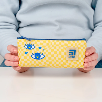 Пенал мягкий Kite 8x19.5x3.5 см, желтый (K24-680-2) - Pampik - 3