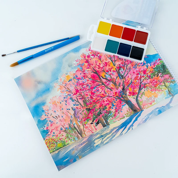 Краски акварельные Kite Classic, 8 цветов (K-065) - Pampik - 3