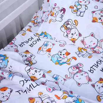 Простыня детская MirSon Бязь Kids Time 17-4817 Lucerne 70х130 см (2200009024818) - Pampik