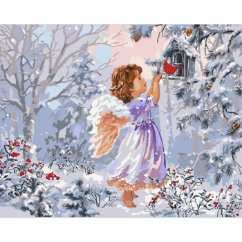 Картина за номерами Santi Маленький янгол 40х50 см - Pampik