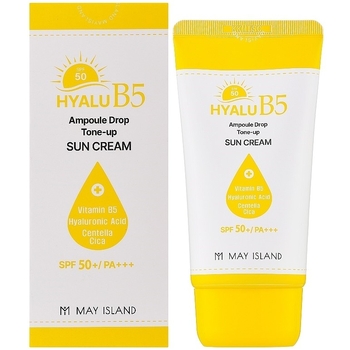 Тонизирующий солнцезащитный крем May Island Hyalu B5 Ampoule Drop Tone Up Sun Cream 70 мл - Pampik