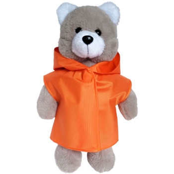 Іграшка м'яка Масік Ведмедик пухнастий у жовтогарячому плащі, 35 см (МС 080501-05) - Pampik