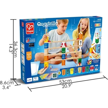 Конструктор-лабіринт Hape Quadrilla Програмування основи 130 елементів (E6028) - Pampik - 7