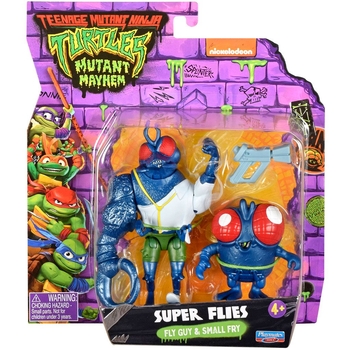 Набор игровых фигурок TMNT Ракушки-Ниндзя Суперфлайс (83481) - Pampik - 3