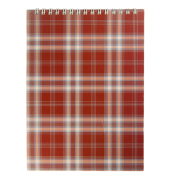 Блокнот на пружине Buromax Shotlandka А5, 48 листов бордовый (BM.2470-13) - Pampik