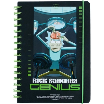 Блокнот Kite Rick and Morty A5 у клітинку 80 аркушів (RM24-190) - Pampik