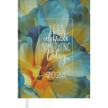 Ежедневник датированный Buromax Magiс 2024 A5 голубой (BM.2159-14) - Pampik