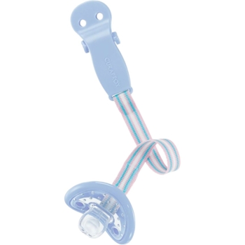 Держатель для пустышки Curaprox Baby Close up, голубой (Babyholder blue) - Pampik - 3