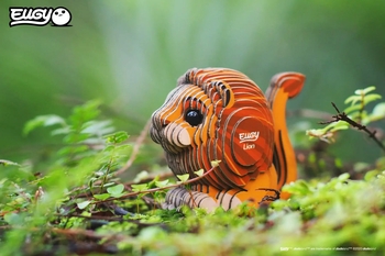 Збірна 3Д модель Eugy Зоопарк Лев (XEG-070) - Pampik - 7