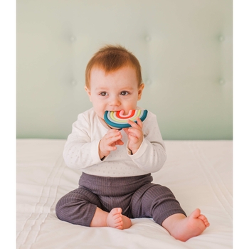 Прорізувач силіконовий Suavinex Step 1, з бульбашками, мультиколір (401432) - Pampik - 3