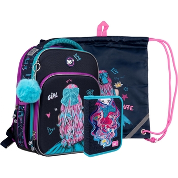 Рюкзак Yes S-78 Collection Cool Girl с пеналом и сумкой (559771) - Pampik