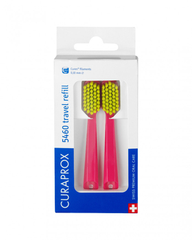 Змінні насадки до дорожнього набору Curaprox 5460 Travel Refill, 2 шт., в асортименті - Pampik - 4