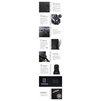 Рюкзак Tavialo Smart TB20-2 чорний (TB20-224BL) - Pampik - 10