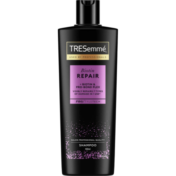 Шампунь для волосся TRESemme Biotin Repair відновлювальний для пошкодженого волосся, 400 мл - Pampik