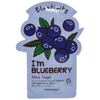Маска для обличчя Tony Moly I'm Blueberry тканинна, 21 г - Pampik