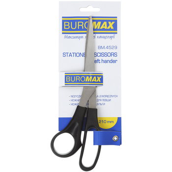 Ножиці офісні Buromax для шульги 210 мм (BM.4529) - Pampik