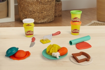 Ігровий набір з пластиліном Hasbro Play-Doh Маленький Шеф (F6904) - Pampik - 9