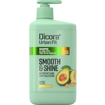 Шампунь Dicora Urban Fit Гладкість та блиск для всіх типів волосся 800 мл - Pampik