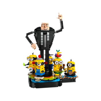 Конструктор LEGO Despicable Me Ґру й посіпаки з кубиків, 839 деталей (75582) - Pampik - 4